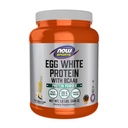 NOW Sports Nutrition, Egg White Protein, 20 G With BCAAs, Creamy Vanilla Powder, 1.5-Pound