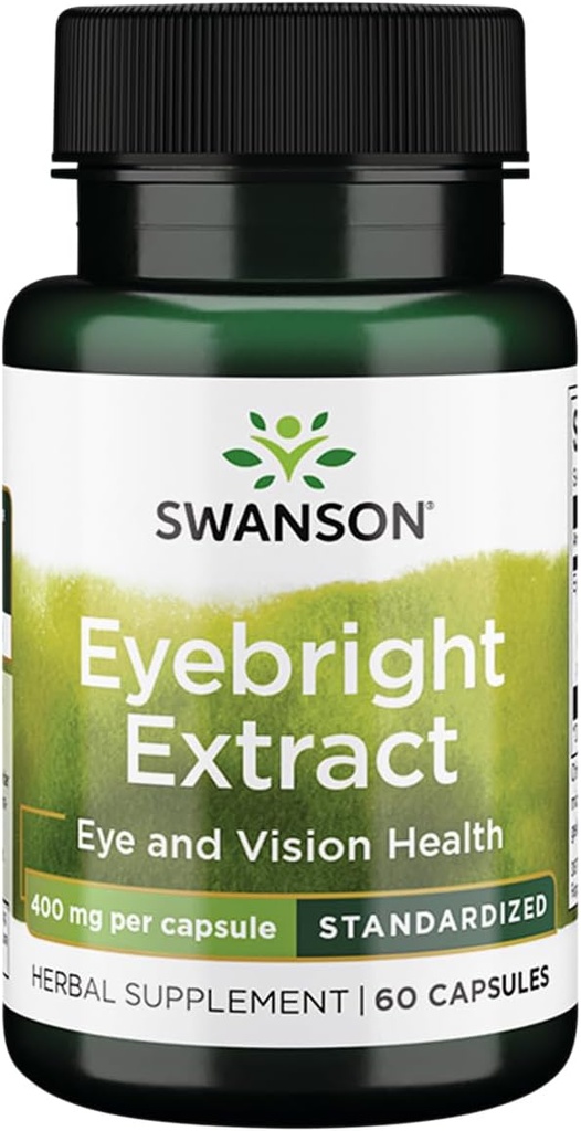 Swanson Eyebright Extract 400 Milligram 60 Kapsler