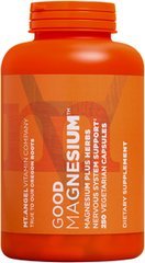 Mt. Angel Vitaminer 'Good Magnesium - 200 mg Chelated Magnesium Mezzogiorno 124; Højt Absorbable, Understøtter muskelafslapning, Nerve funktion, Sleep & Bone Health Mezzogiorno 124; 60 Kapsler