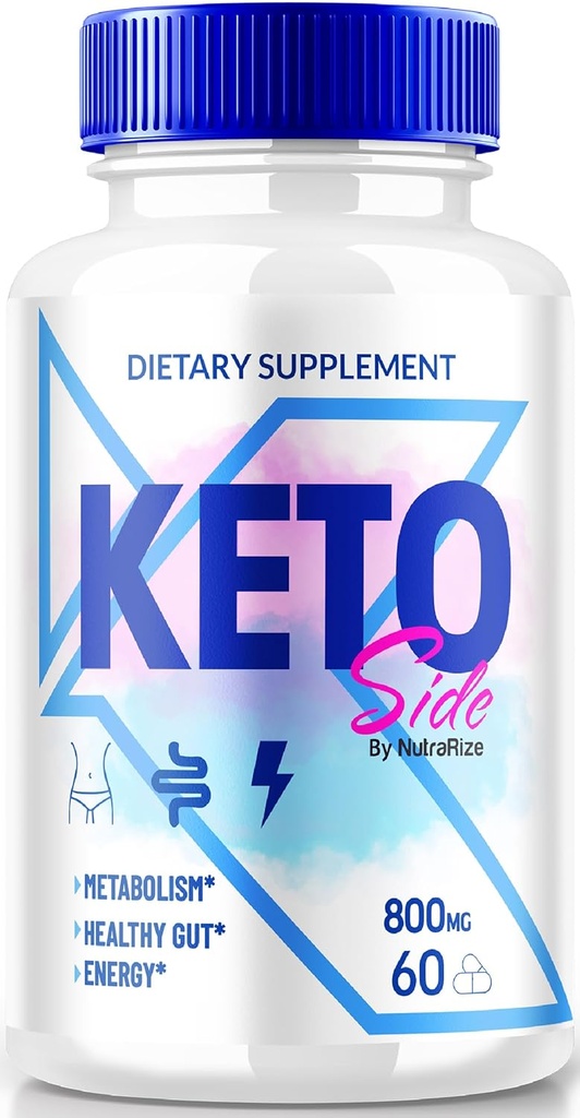 Keto side kapsler, Premium supplement til støtte aktiv livsstil, All- Natural Keto støtte til at opnå Fit og sund krop, KetoSide Detox piller anmeldelser (60 kapsler)