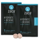 Zaca Recovery Chewable Supplement Note 124; Hydrate + Revive Note 124; Party, Travel, Motion & Altitude