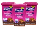 Viactiv Max Formel Calcium + D3- vitamin supplement til ben sundhed mælk chokolade, 100 bløde tykkere - 3 pakke