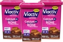 Viactiv Max Formel Calcium + D3- vitamin supplement til ben sundhed mælk chokolade, 100 bløde tykkere - 3 pakke