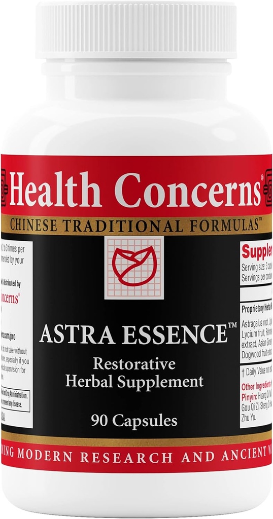Health Concerns Astra Essence – Herbal Tonic Support Supplement – Traditional Chinese Medicine for Vitality, Memory, Dizziness, Vertigo, Recovery & Immune Support – 90 Capsules