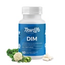 NewLife Naturals DIM Supplement 300mg for kvinder & mænd - Hormonal Acne, østrogen Balance piller, Post Menopause Relief • 124; Sund østrogen Level • 124; Hormonal Balance - Bioperine • 124; PCOS - 60 Day Supply
