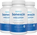 Avanceret benstøtteformel - Calcium, Magnesium, D3- vitamin & K2 - Bone densitet & styrke supplement for kvinder & mænd - Fælles, menopause & osteoporose - 90 kapsler (pakke med 3)