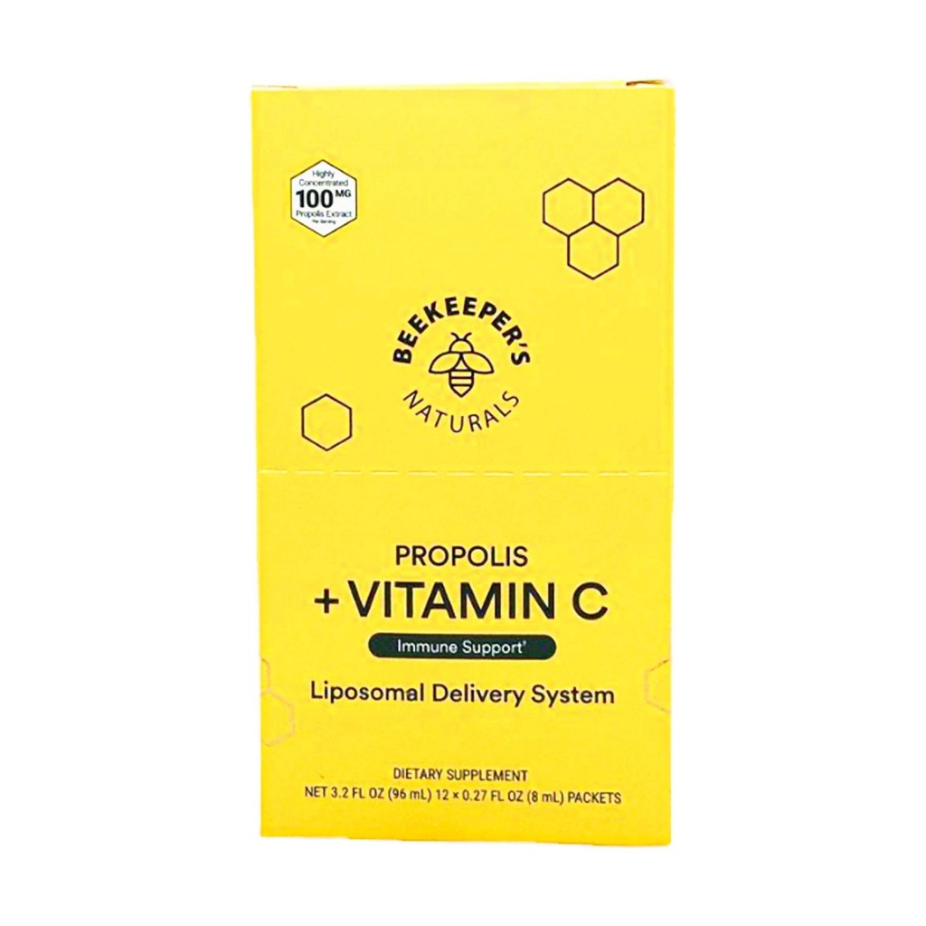 Biavlere Naturals Liposomal Propolis med C-vitamin 12 Tæl, 0.27 Fz