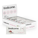 Wellcome Tart Cherry Vanilla Marine Collagen Protein Bar med Ashwagandha og L- Theanine - Adaptogen Snack Bar - Dairy Free Health Bar for Functional Active Lifestyle (Pack of 12)