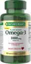 Nature's Bounty Omega 3, Plant-Based Omega 3 Fatty Acid Supplement, 520mg, Supports Whole Body Health Including Heart, Skin, Joint, 30 Vegetarian Softgels, Fish Oil Alternative