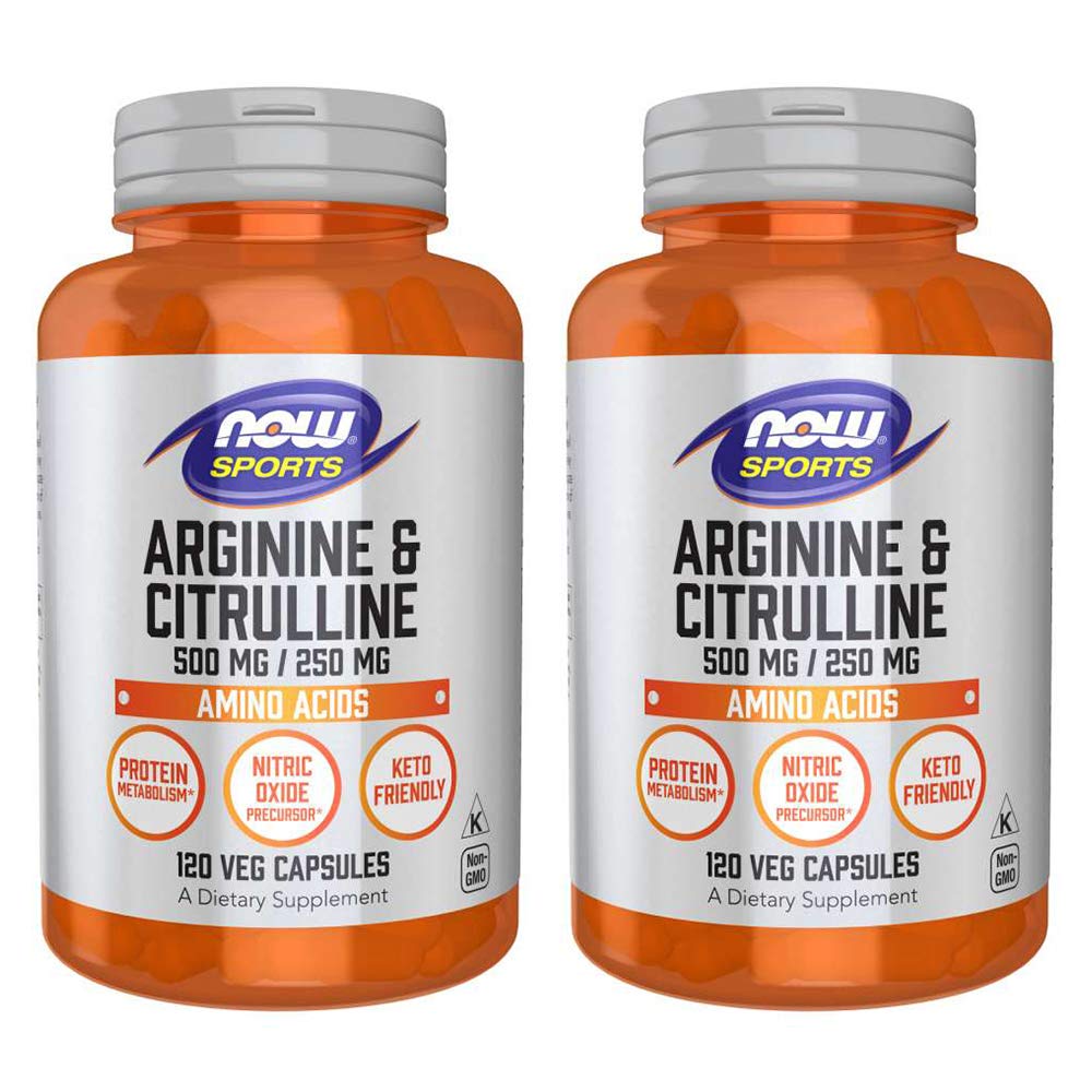 Arginin & Citrullin 500 / 250 mg - 120 kapsler (2 stk.)