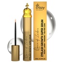 Dronning af Lass Peptide Growth Serum - Lash & Brow Enhancer med Peptider & Ginseng Root Extract - Hormonfri, Ophthalmologist Testet Formel for Længere, Fuller Lass (8 ml)