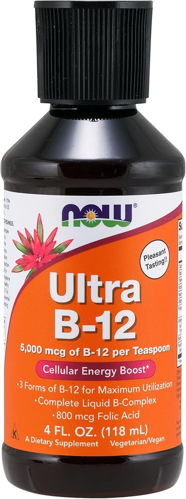 Nu fødevarer Ultra B- 12 - 4 oz. (2 pakke)