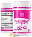 Magnesium Glycinate 500 mg med højpotens D3 10. 000 IE & vitamin K2 200mcg