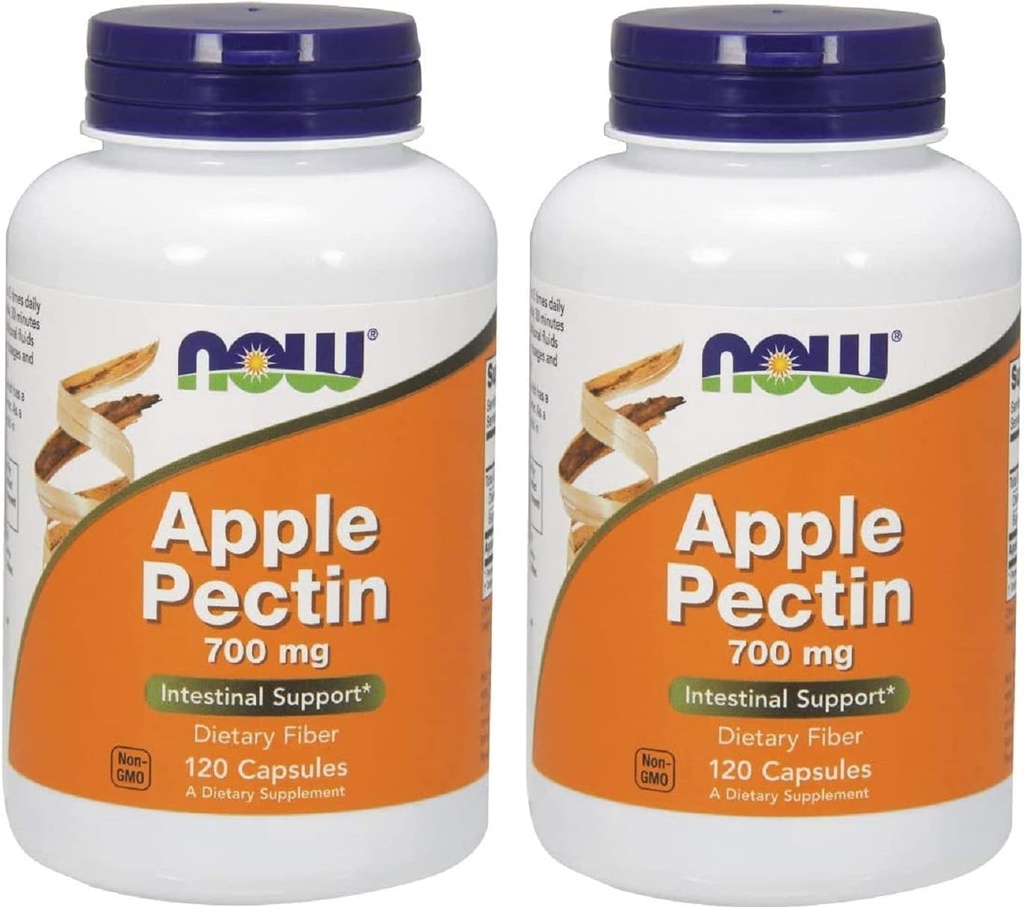 Æble Pectin 700mg 120 Kapsler (pakke med 2)