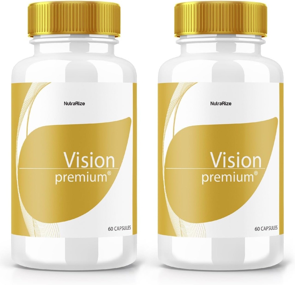 (2 Pack) Vision Premium, Premium Eye Support, Vision Premium at forbedre koncentration og fokus, Vision Premium All- Natural Pills for Sunde Øjne, VisionPremium Anmeldelser (120 kapsler)