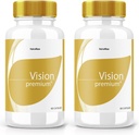 (2 Pack) Vision Premium, Premium Eye Support, Vision Premium at forbedre koncentration og fokus, Vision Premium All- Natural Pills for Sunde Øjne, VisionPremium Anmeldelser (120 kapsler)