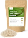 Kosmisk element 100% Psyllium Husk Powder Organic - Finely Ground Fiber Supplement for regelmæssighed & Keto Budd124; Psyllium Husk Powder for Bagning og Gluten- Free Bread - 8 oz