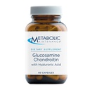 Metabolisk vedligeholdelse Glucosamin Chondroitin (1000 mg) med Hyaluronsyre tillæg - Understøtter fælles sundhed + vævshydrering (60 kapsler)