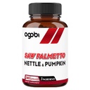 agobi Saw Palmetto Supplement med Nettle Leaf & Pumpkin - Støtte til afslappende træ, hårsundhed, immunsystem & energiproduktion - 240 Veggie kapsler til 4th Month Supply