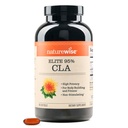 NatureWise CLA 1300 - 95% aktivt konjugeret linolsyre til kvinder og mænd, ikke Stimulerende, understøtter vægt & fitness mål - ikke-GMO, Gluten Free - 180 softgels [2-måned Supply]