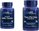Life Extension Advanced Milk Thistle 120 Softgels and Two- Per- Day High Potency Multi- Vitamin & Mineral 120 tabletter Bundle