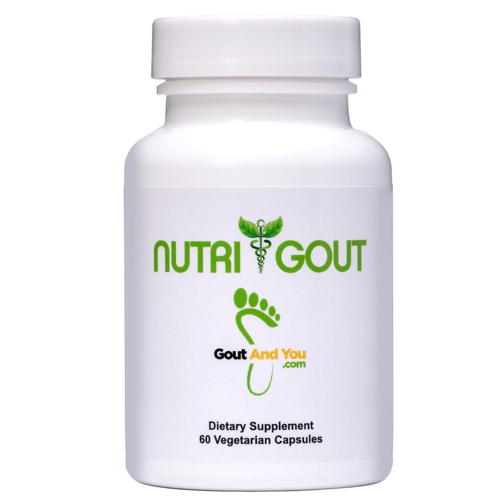NutriGout Uric Acid Cleanse Supplement w / gurkemeje, Selleri frø, bromelain, Milk Thistle, Mælkebøtte og Chanca Piedra, 60 vegetariske kapsler på 500 mg hver