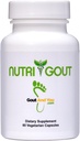 NutriGout Uric Acid Cleanse Supplement w / gurkemeje, Selleri frø, bromelain, Milk Thistle, Mælkebøtte og Chanca Piedra, 60 vegetariske kapsler på 500 mg hver