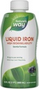 Nature 's Way Liquid Iron, 100% Daily Value, 18 mg Jern som Ferric Glycinate per Serving, Ingen sukker tilsat, Berry Flavored, 16 Fl Oz (Packaging May Vary)