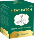 Natural Heat Patch- Neck, Shoulder, Tilbage, Elbow, Fælles, Muskel, Cramps- Moxibustion Vital energi opvarmning Pads Penetrate Deep- Hurtig fungerende pakker-lang holdbarhed Patcher- 10PCS