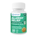 WELMATE Allergi Relief - Fexofenadine HCl 180 mg - non- Drowsy Antihistamin - 200 Count Tablets