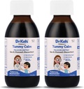 Tummy rolig Dr. Kids Children 's Gas Relief & Upset Mavestøtte, Alternative gasdråber til Newborns & Kids, Safe & Gentle Oral Solution, Natural Constipation Relief, 5 Fl Oz (pakke af 2)