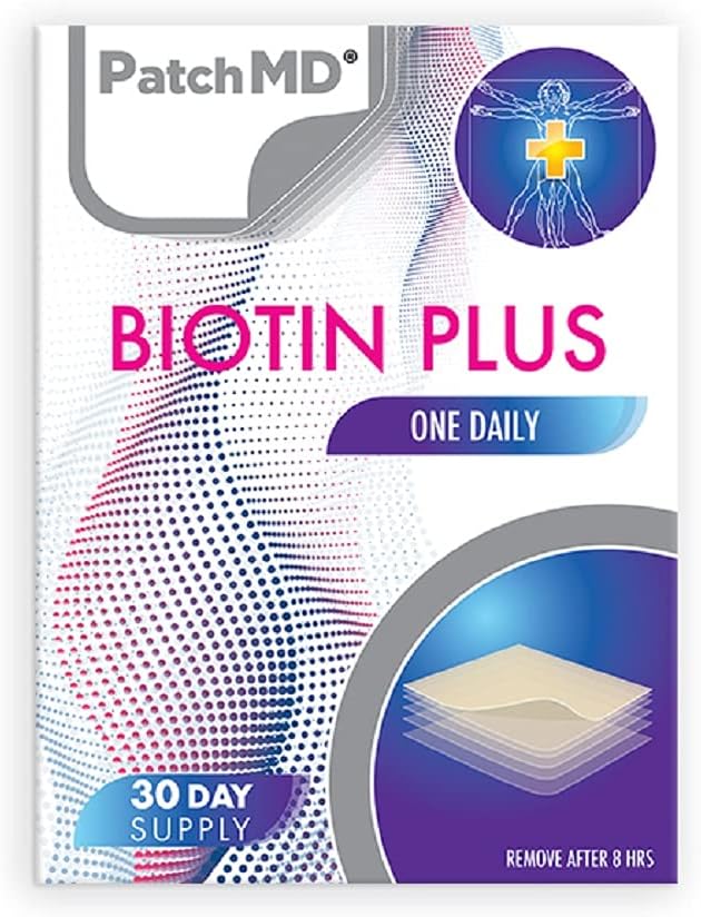 PatchMD - Biotin Plus Patches - 30 Days Supply