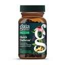 Gaia urter Quick Defense - Fast- Fungerende immunforsvar supplement * - Echinacea, Black Elderberry, Ginger & Andrographs - 20 Vegansk flydende Phyto- kapsler (2-dages forsyning)
