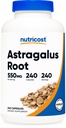 Nutricost Astragalus Kapsler 550mg, 240 Vegetariske Kapsler - Ikke-GMO og Gluten Free