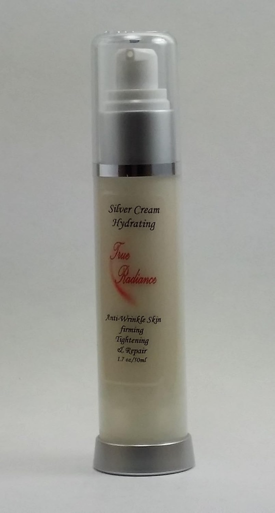 SILVER CREAM Marine Collagen Anti- Aging, Wrinkle Reduktion og super hydrator.DMAE, Alpha liposyre, Ceremid 3, Hyaluronsyre PARABEN GRATIS 1.7 oz / 50ml.