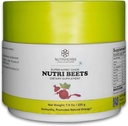 Super nitratoxide Nutri Beets - 225g stålet 124; Organic Beet Root Powder, Pomegranate & Red Spinach for Heart Health, Energy & Blood Tryck Support 124; Kardiovaskulær Booster 124; 30 Serveringer