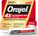 Orajel 4X for tandpine & tandpine: Svær Cream Tube 0,33oz - Fra oral smertelindring mærke