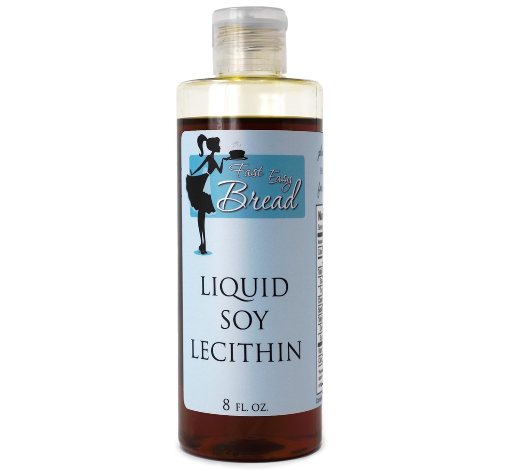 Hurtig let Brød Soy Lecithin Væske (8 oz) • 124; Easy- to- Use • 124; Fås i Mess- Free Squeezable Flaske • 124; Natural Food- Grade Emulgator • 124; Forbedrer Dough Texture og Ingredient Distribution