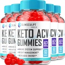 (5 Pack) Slimskulpt Keto ACV Vægttab Gummies - Advanced Formel Slim Schedupt Keto plus ACV Gummies Apple Cider Vinegave Keto Slimskulpt ACV Gummies Kosttilskud Anmeldelser Mænd Kvinder (300 Gummies)