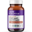 Nyt kapitel Mænds Multivitamin til immun, stress, Heart + energistøtte med gærdede næringsstoffer - Hver mands én dag, Lavet med økologiske grøntsager & urter, Non- GMO, Gluten Free - 96 ct