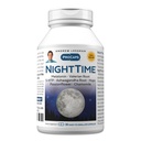 ANDREW LESSMAN Night Time 30 Kapsler - 3 mg Melatonin, Valerian, Ashwagandha, Passionflower, Humle, Kamille. Ingen morgen grogginess. Naturlig støtte, blid rolig søvn. Let at synke kapsler
