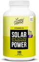 LIVELY VITAMIN CO. Solar Power Vitamin D3 5000 iu - Patenteret vitamin K - MK7 - Immunbalance - Brain Function - Mood - Heart - Stress - 180 Count