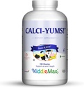 Maxi Health KidieMax Calcium - CalciYum! - Smaget - Animal Shaped Chewies - Kosher (180 Greve)