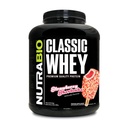 NutraBio Classic Whey Protein Powder - Ingen Fillers, Kunstige Farver, Konserveringsmidler - Lav Glycemisk Indeks - Jordbær Shortcake, 5 Pounds