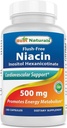 Bedste Naturals Flush- Free Niacin Inositol Hexanicotinat 500 mg 180 Kapsler
