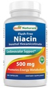 Bedste Naturals Flush- Free Niacin Inositol Hexanicotinat 500 mg 180 Kapsler