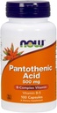 Now Foods Pantothensyre 500 mg, 100 kapsler (pakke med 2)