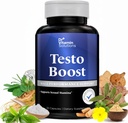 DR VITAMIN LØSNING Testo Boost supplement for mænd - Stamina, Endurance & Energy Enhancement - Mand Testosteron Booster w / Fenugreek, Tribulus, Tongkat Ali, Horny Goat Weed - 30 kapsler