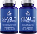 Thrivous Clarity & Vitality Stack – Cognitive & Metabolic Support Nootropic Bundle – 120 Vegan Capsules