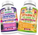 FRESH METHCARE Elderberry immunforsvar og vitamin D3 10. 000 IE - Bundle